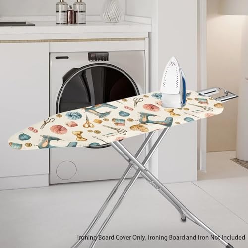 Sewing Machine Ironing Board Cover, Stain Resistant Needle and Thread Button - Image 2