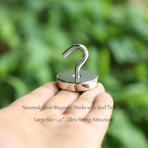 Neosmuk Magnetic Hooks for Cruise Cabins, 170lb Heavy Duty, 4 Pack - Image 2