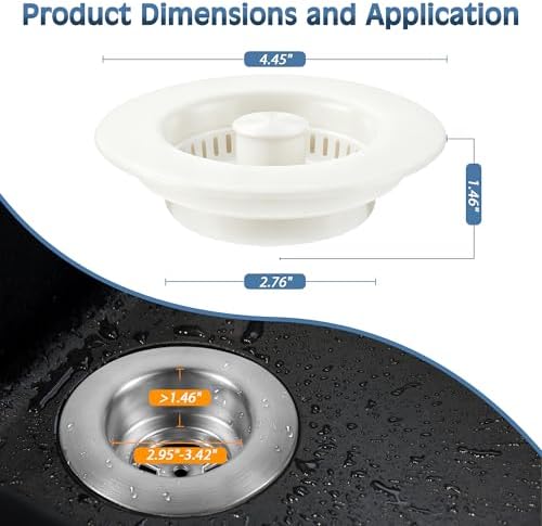 Kitchen Sink Drain Strainer and Stopper - Image 5