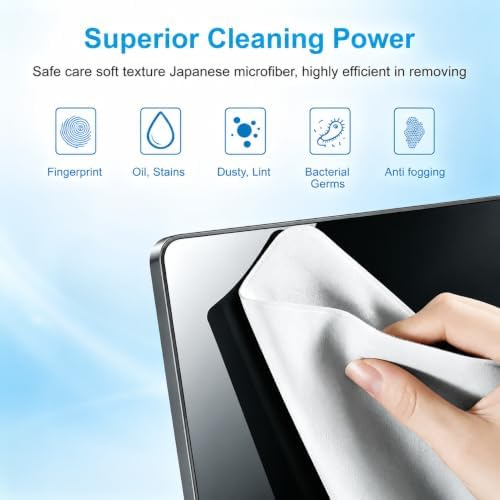 2 Pack Microfiber Liner Cleaning Cloth Screen Keyboard Imprint Protection - Image 3