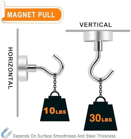 MIKEDE N52 Magnetic Hooks Strong Neodymium Magnet Hook - Image 3