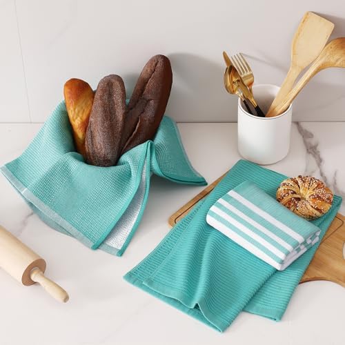 Homaxy Cotton 380 GSM Premium Kitchen Towels, 6 Pack - Image 6