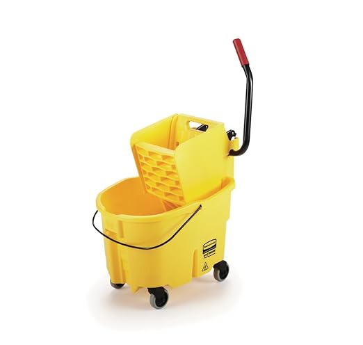 Rubbermaid Commercial Products WaveBrake 26 Qt. Side-Press Mop Bucket and by RubbermaidCommercialProducts