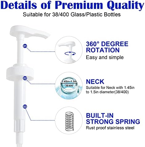 6 Packs Gallon Pump Dispenser, Leak Proof Dispenser - Image 2