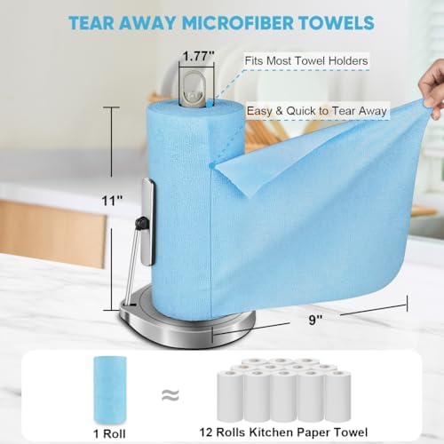 AIDEA Microfiber Cleaning Cloth Roll - Image 2
