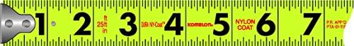 Komelon 435HV High-Visibility Professional Tape Measure, 35-Feet by 1-Inch - Image 6