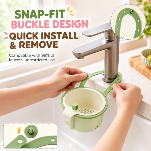 Hanging Sink Drain Basket, 2026 New Cactus Kitchen Sink Strainer Basket - Image 3