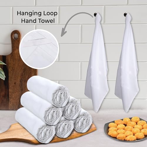 Urban Villa Flour Sack Kitchen Towels Extra Large Premium White DishTowels 100% - Image 3