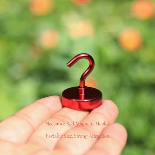 Neosmuk Magnetic Hooks for Cruise Cabins, 85lb+ Heavy Duty, 6 Pack - Image 2