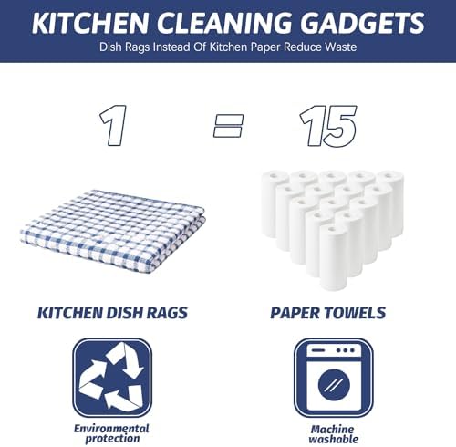 Nialnant 8 Pcs Dish Rags for Washing Dishes - Image 6