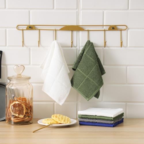 Glynniss Dish Rags for Washing Dishes, 100% Cotton Kitchen WashCloths - Image 7