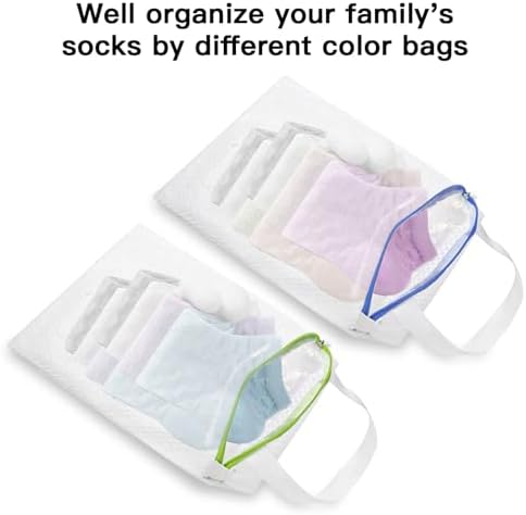 5-Pack Hanging Mesh Laundry Bags - Image 4