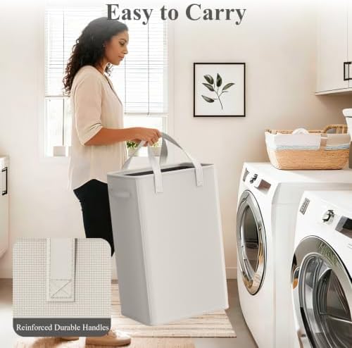 Optish 90L Slim Laundry Hamper, Baby Hamper - Image 5