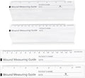 300 Pcs Wound Measuring Tape 6 Inch Wound Ruler Double Sided Disposable Paper by Unknown