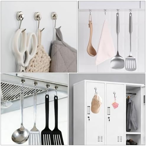 E BAVITE Swivel Swing Magnetic Hook, 30LB 20PCS Refrigerator Magnet Hooks - Image 5