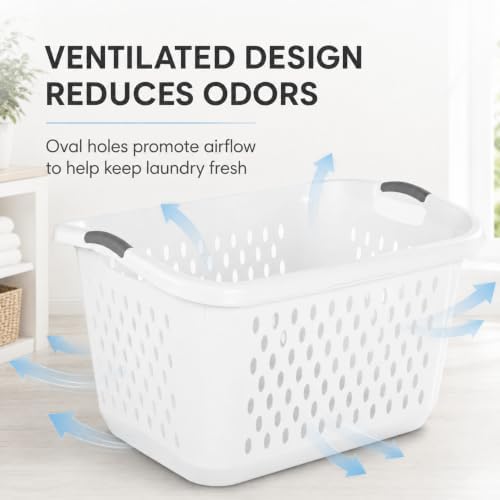 Laundry Basket 2.7 Bushel Extra Large Plastic - Image 7