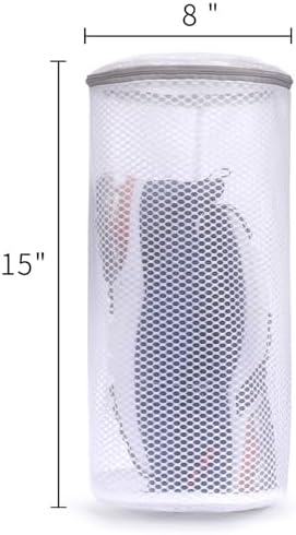 Muchfun 2Pcs Shoes Washing Machine Bag, Honeycomb Mesh Laundry Bags - Image 4