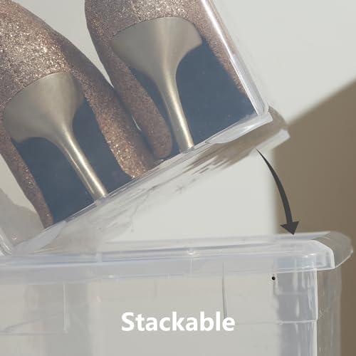 novelinks 12 Pack 6QT Plastic Storage Bins - Image 5