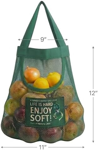 Reusable Hanging Storage Mesh Bags, 2 Bags - Image 2