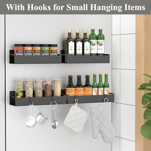 HuggieGems 4 Pack Magnetic Spice Rack Organizer - Image 2