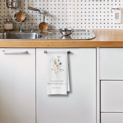 Floral Christian Kitchen Towels - Image 3