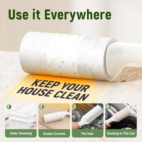 Lint Roller Refills for Pet Hair, 600 Sheets, Standard Size - Image 6