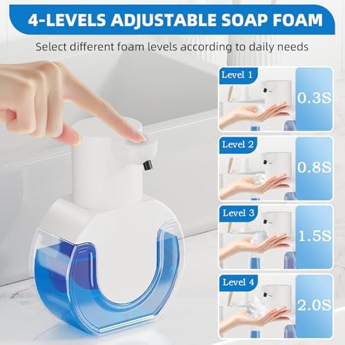 Automatic Soap Dispenser Touchless, Rechargeable Foaming Soap Dispenser - Image 4