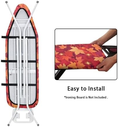 Thanksgiving Ironing Board Cover and Pad Maple Leaf Print Stain Resistant - Image 4