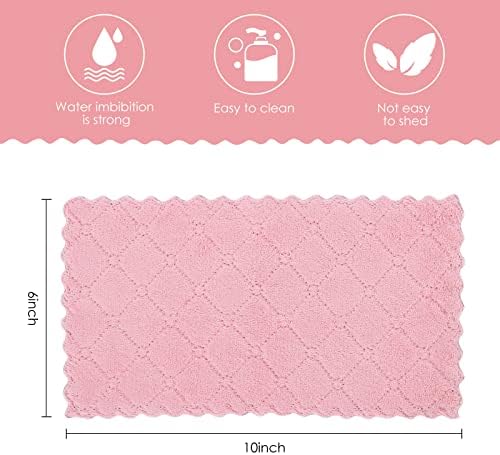 Rachan 22Pack Kitchen Dish Cloths, Reusable Dish Towels, Nonstick Oil Washable - Image 2
