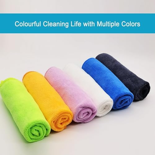 Microfiber Cleaning Cloths, Lint Free Reusable Towels - Image 4