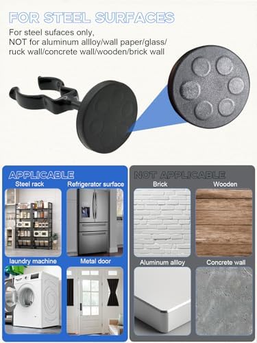 Universal Hook for Metal Surface, Magnet Towel Bar Bracket No Drilling Magnetic - Image 4