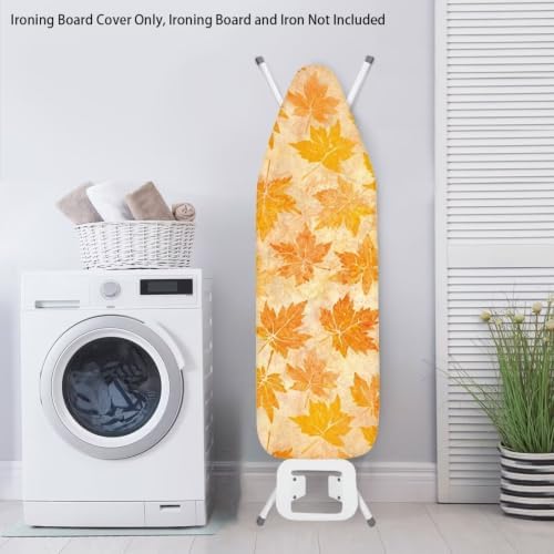 Flashideas Yellow Thanksgiving Maple Leaves Ironing Board Cover and Pad - Image 3