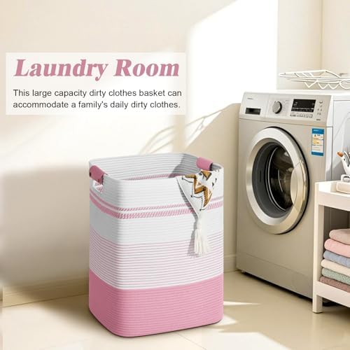 Laundry Hamper, 85L Tall Laundry Basket - Image 2