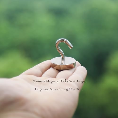Neosmuk Magnetic Hooks, Cruise Ship Essentials, 120lb+ Heavy Duty Magnetic Hooks - Image 2