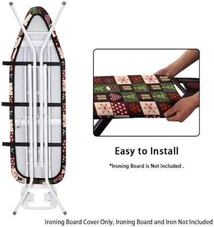 Flashideas Christmas Plaid Ironing Board Cover and Pad 15x54 Inch Standard - Image 4