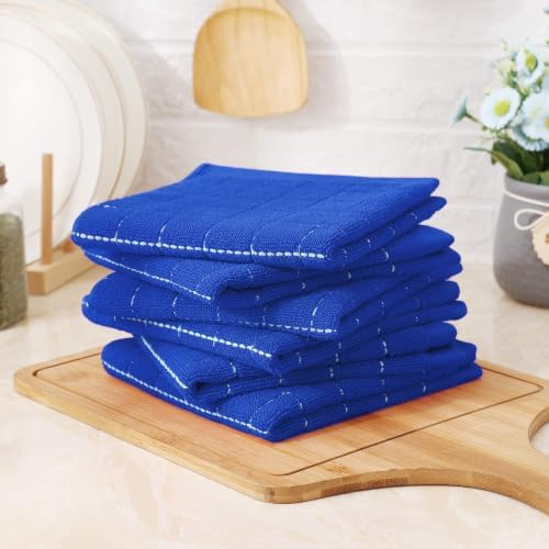 Homaxy 100% Cotton Terry Kitchen Dish Cloths, 8 Pack - Image 7