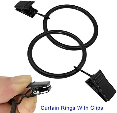 LLPJS 60 Pack Metal Curtain Rings - Image 4