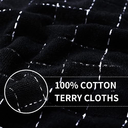 Homaxy 100% Cotton Terry Kitchen Towels, 7 Pack - Image 2