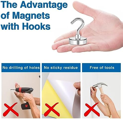 LOVIMAG Magnetic Hooks for Cruise Cabins, 6 Pack - Image 5