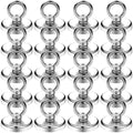 DIYMAG Magnetic Hooks with Countersunk Hole Eyebolt 110LBS 20 Pack by DIYMAG