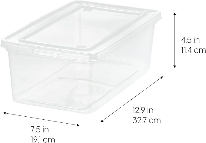 IRIS USA 6-Pack 6 Qt Storage Bins - Image 2