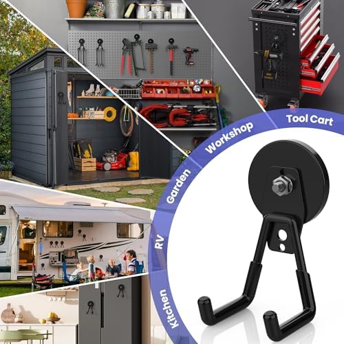 Strong Magnetic Hooks Heavy Duty Large Magnet Hooks Heavy Duty Storage Utility - Image 6