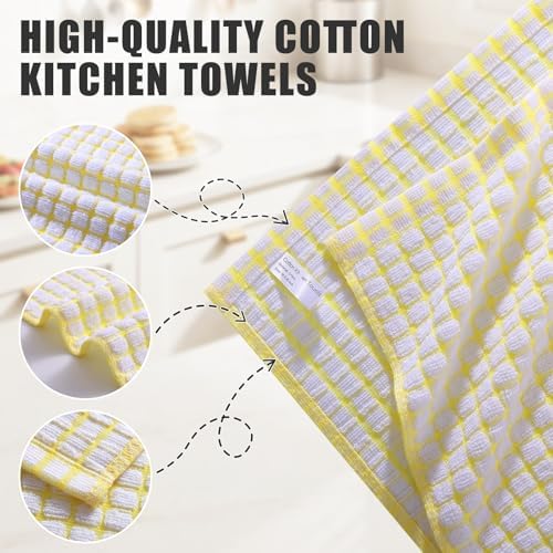 Mordimy Premium Cotton Kitchen Towels 16"x 25", 8 Pack - Image 3