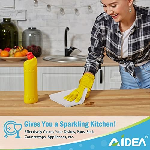 AIDEA White Microfiber Cleaning Cloth, Cleaning Rags 11.5"x 11.5" - Image 5