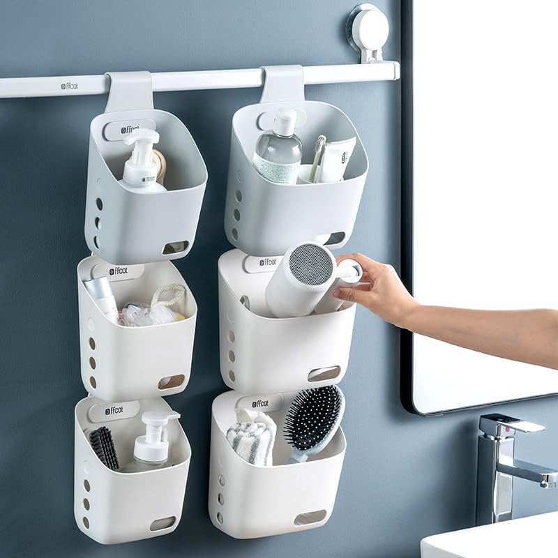 LeleCAT Plastic Hanging Basket Kitchen Storage organizer, Basket - Image 5
