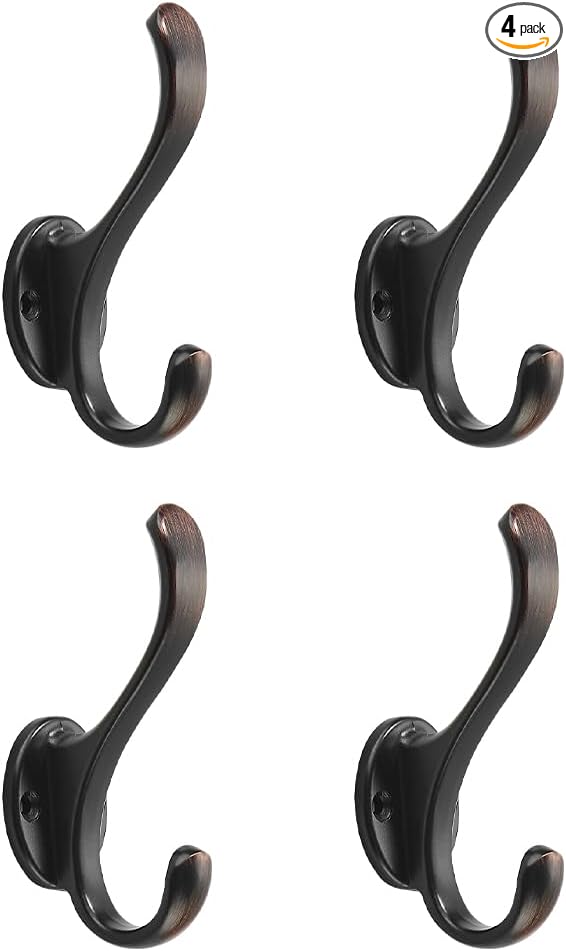 Coat Hooks 4Pack Hardware Towel Hooks by khtumeware