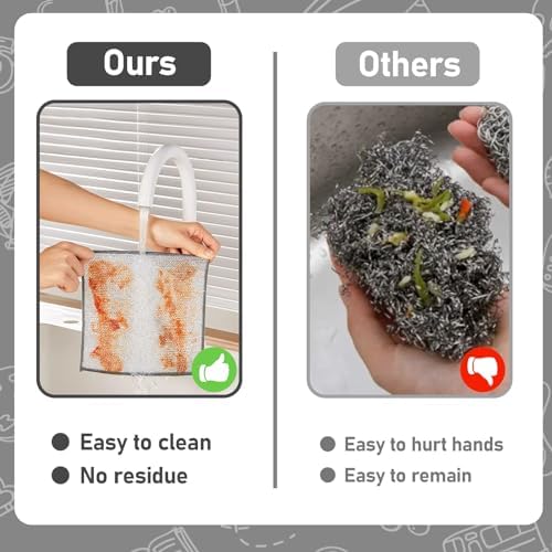 XANGNIER 10 Pcs Multipurpose Wire Dishwashing Rags - Image 5