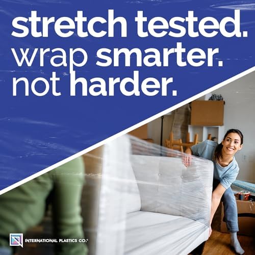 International Plastics Co. 18" Stretch Film/Wrap 1500 feet 80 Gauge, 4 Pack - Image 4