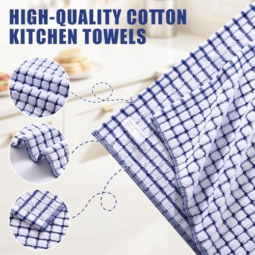 Mordimy Cotton 6 Pack Terry Kitchen Towels, 16 x 25 Inches - Image 4