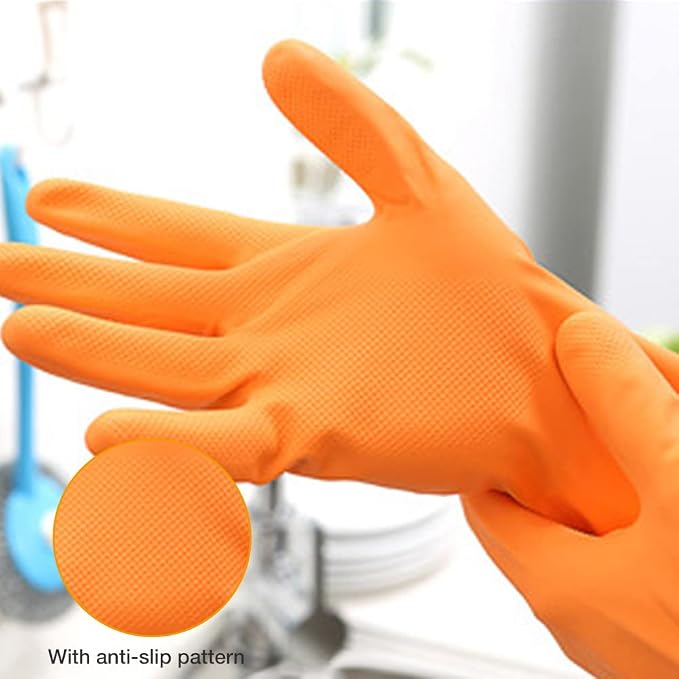 Alimat PluS Dishwashing Gloves Latex Free, Without Liner, 3 Pairs, Small | - Image 6
